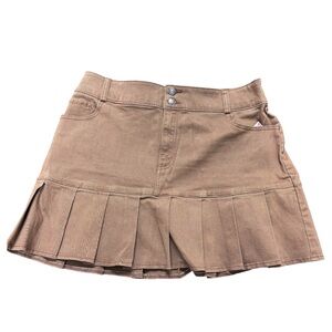 Hollister Brown Mini Skirt